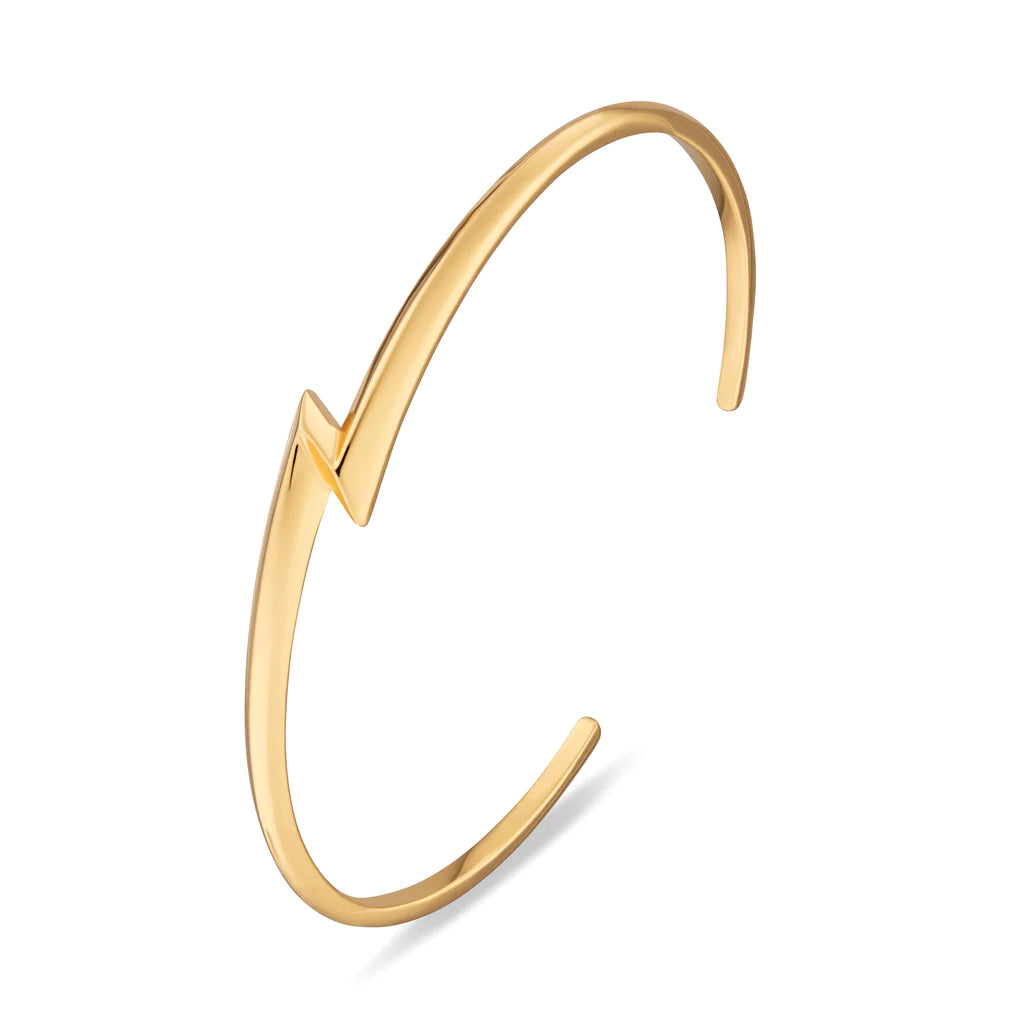 Lightning Bolt Open Bangle