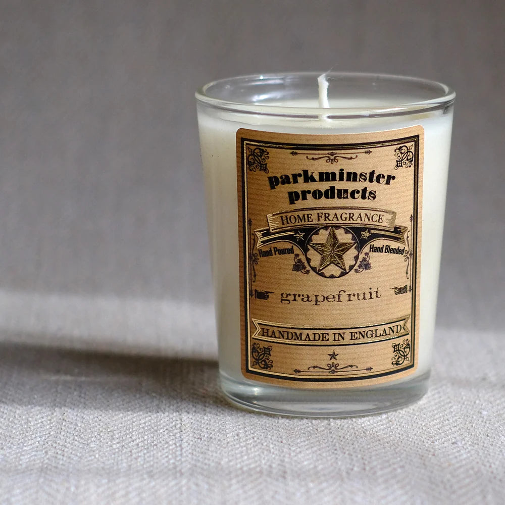 Grapefruit scented votive candle