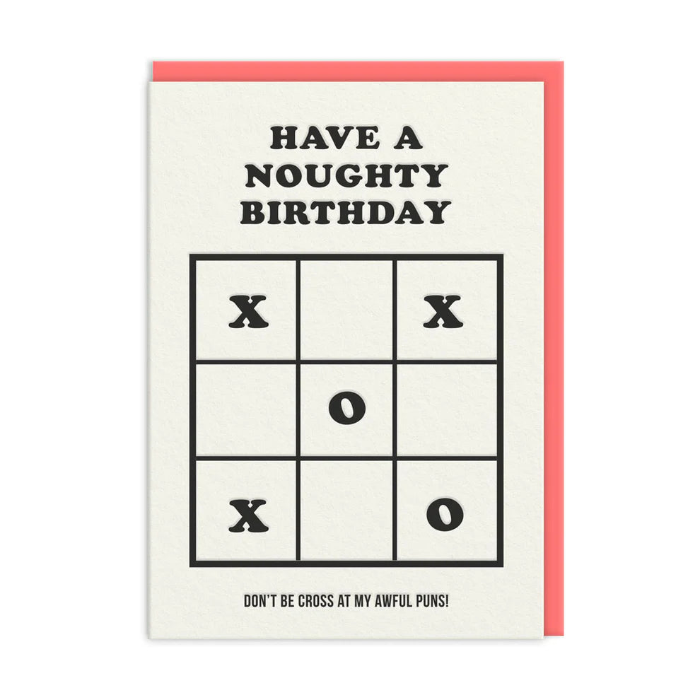 Have A Noughty Birthday Card