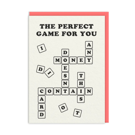 Scrabble Friend Greeting Card