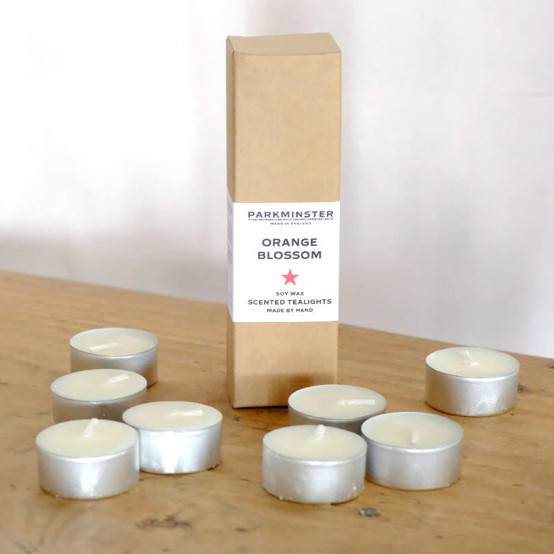 Meadow scented soy wax tealights x8