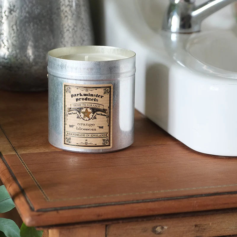 Orange Blossom Tin Travel Candle