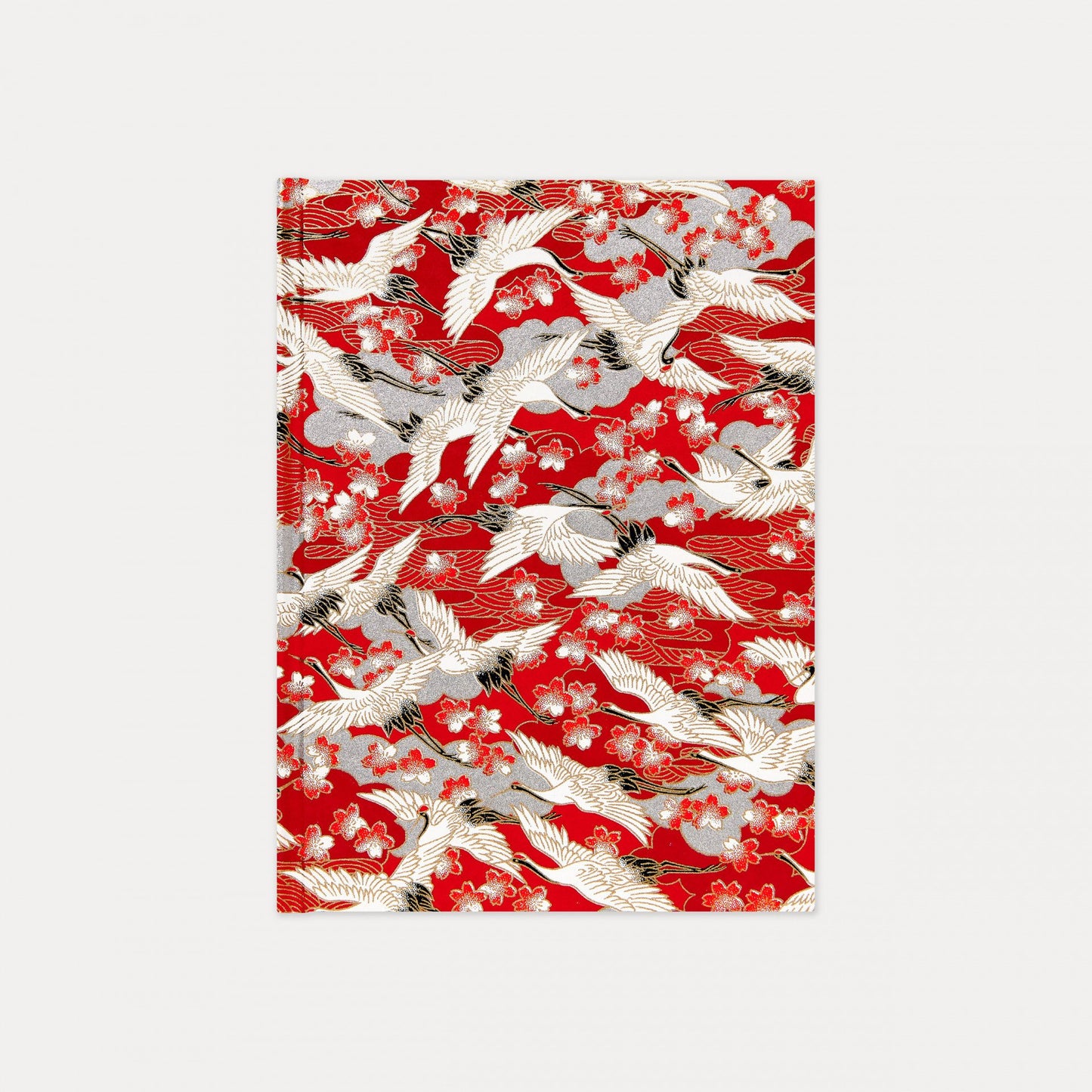 Red Blossom Cranes Notebook