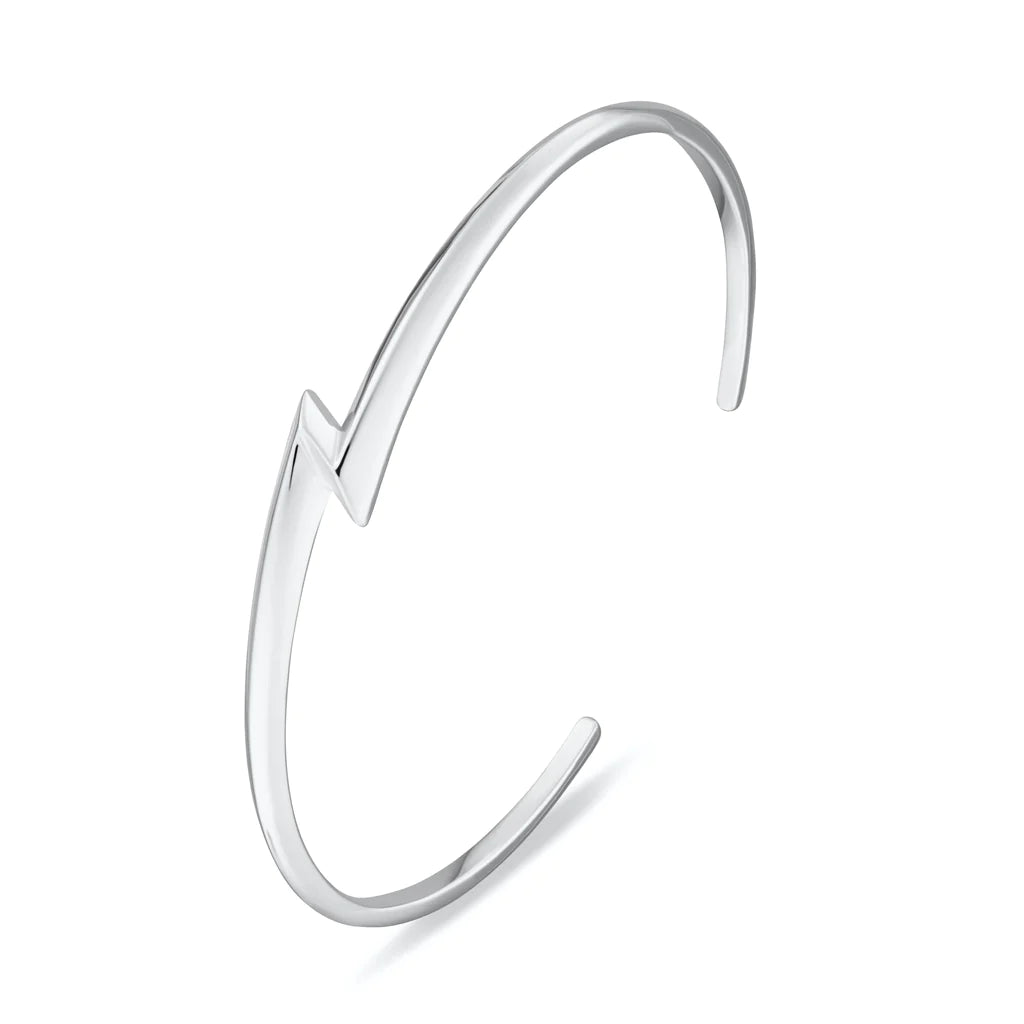 Lightning Bolt Open Bangle