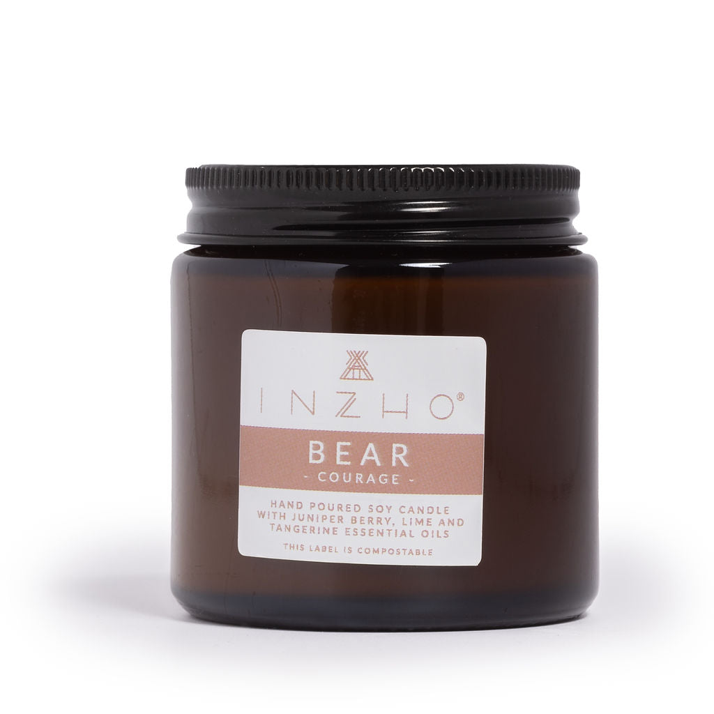 Bear - For Courage - Small Soy Candle