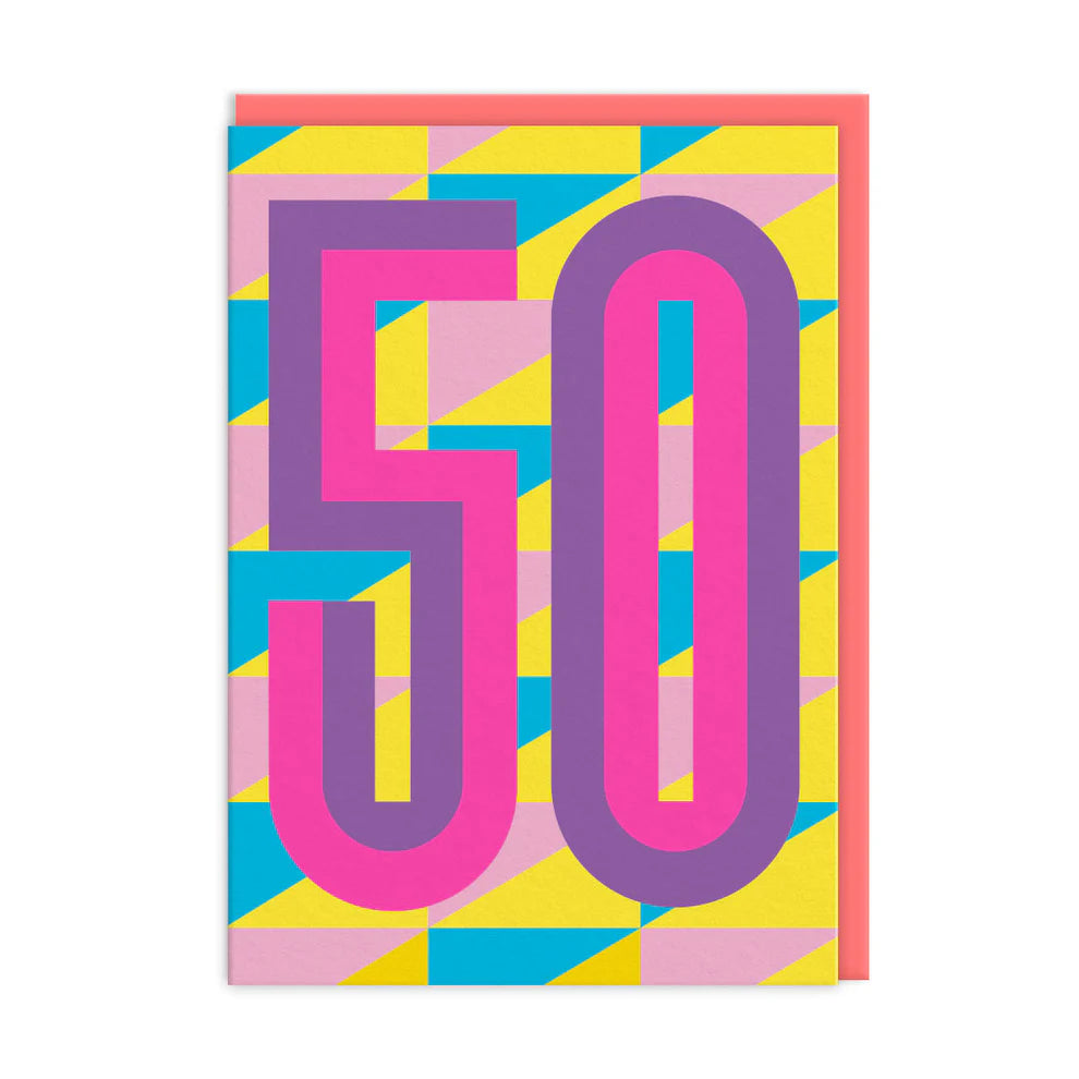 50th Birthday Card