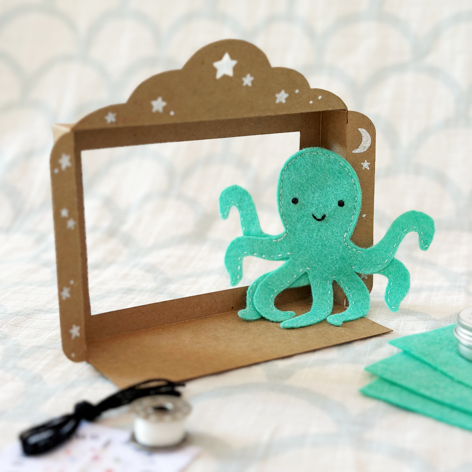 Octopus Finger Puppet Craft Kit