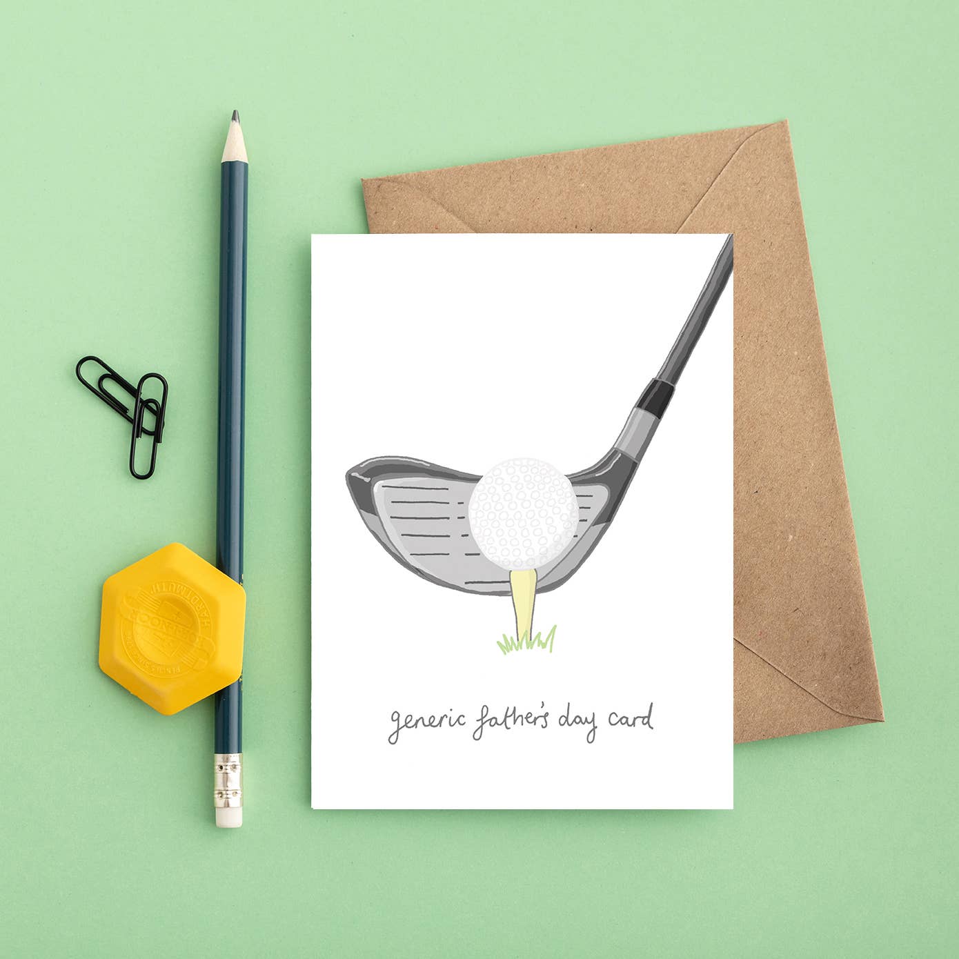 Generic Golf Funny Father's Day Card