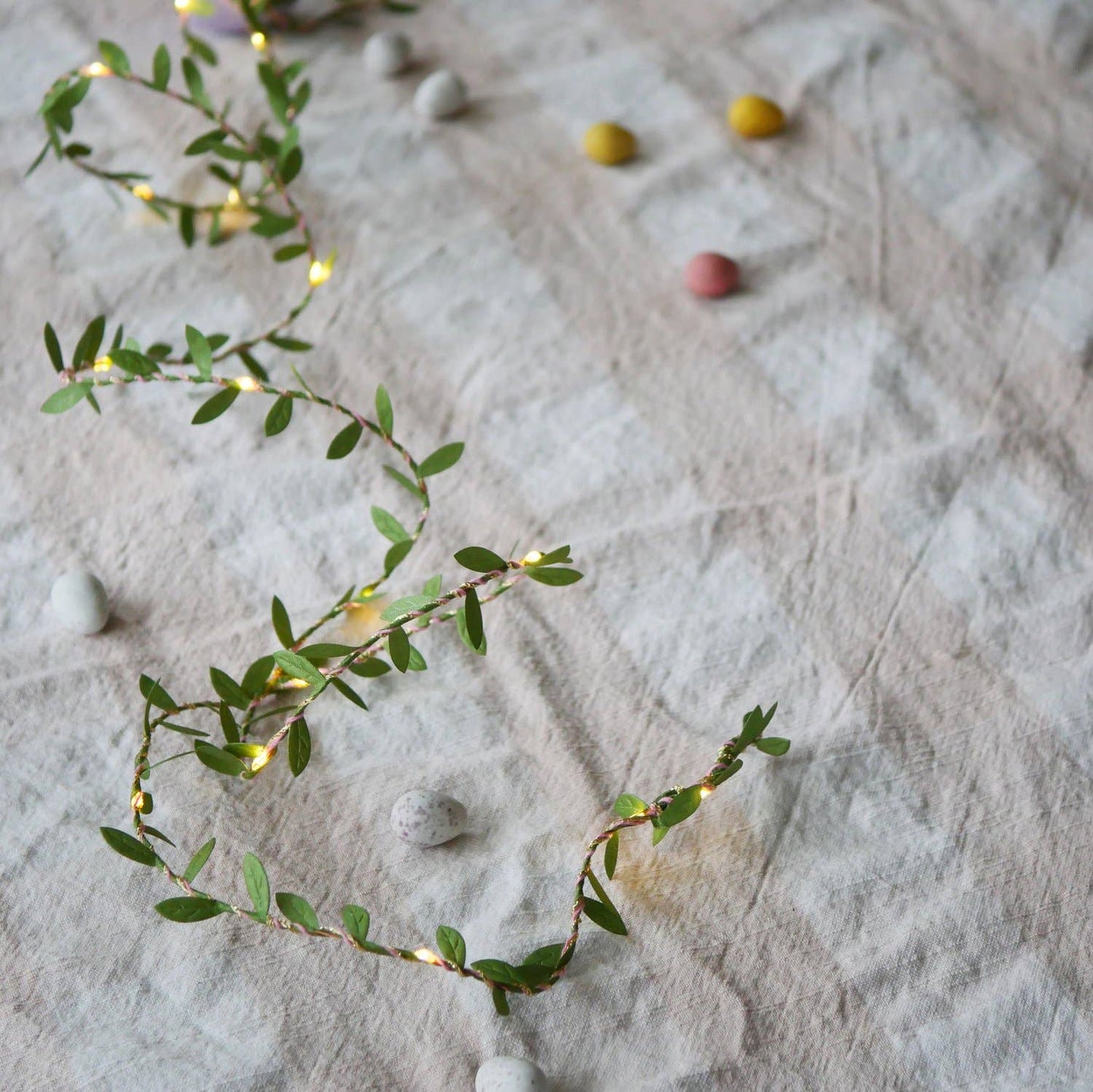 Green Leaf Fairy Light String