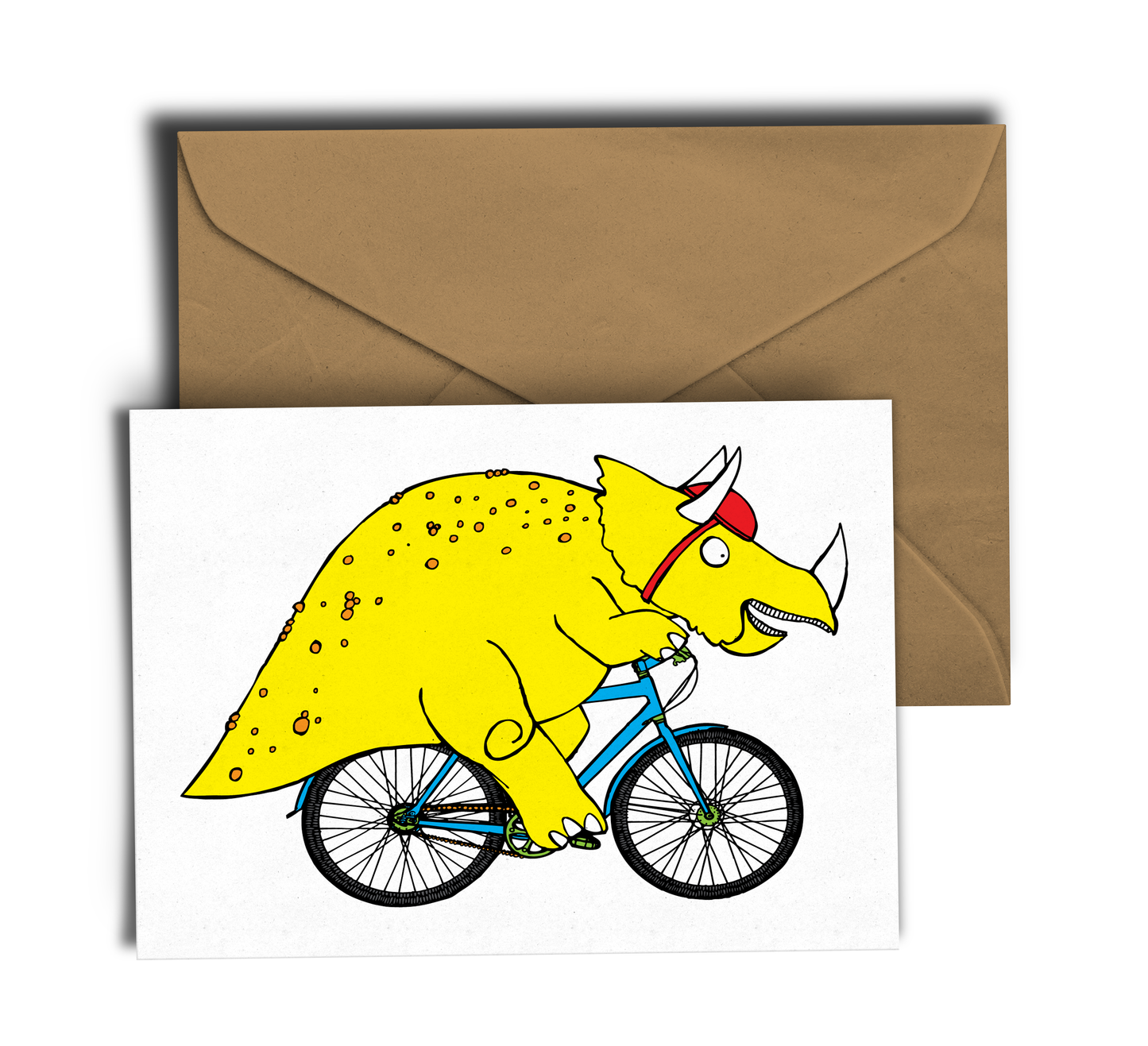 Triceratops Cycling Card