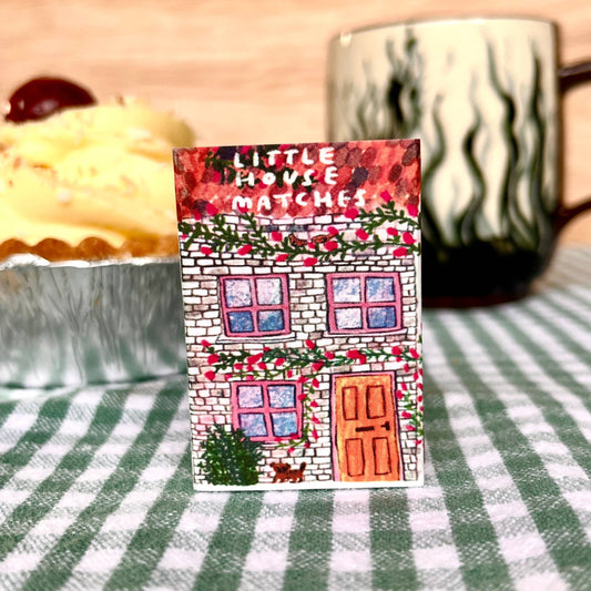 Safety matches in an original matchbox design, made from 100% recycled card. Makes a lovely little gift, for a New Home.

Matches from sustainable Swedish Aspen forests.