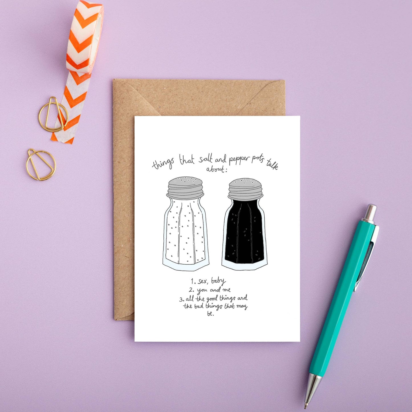 Salt n Pepa Greeting Card Funny Friendship Card