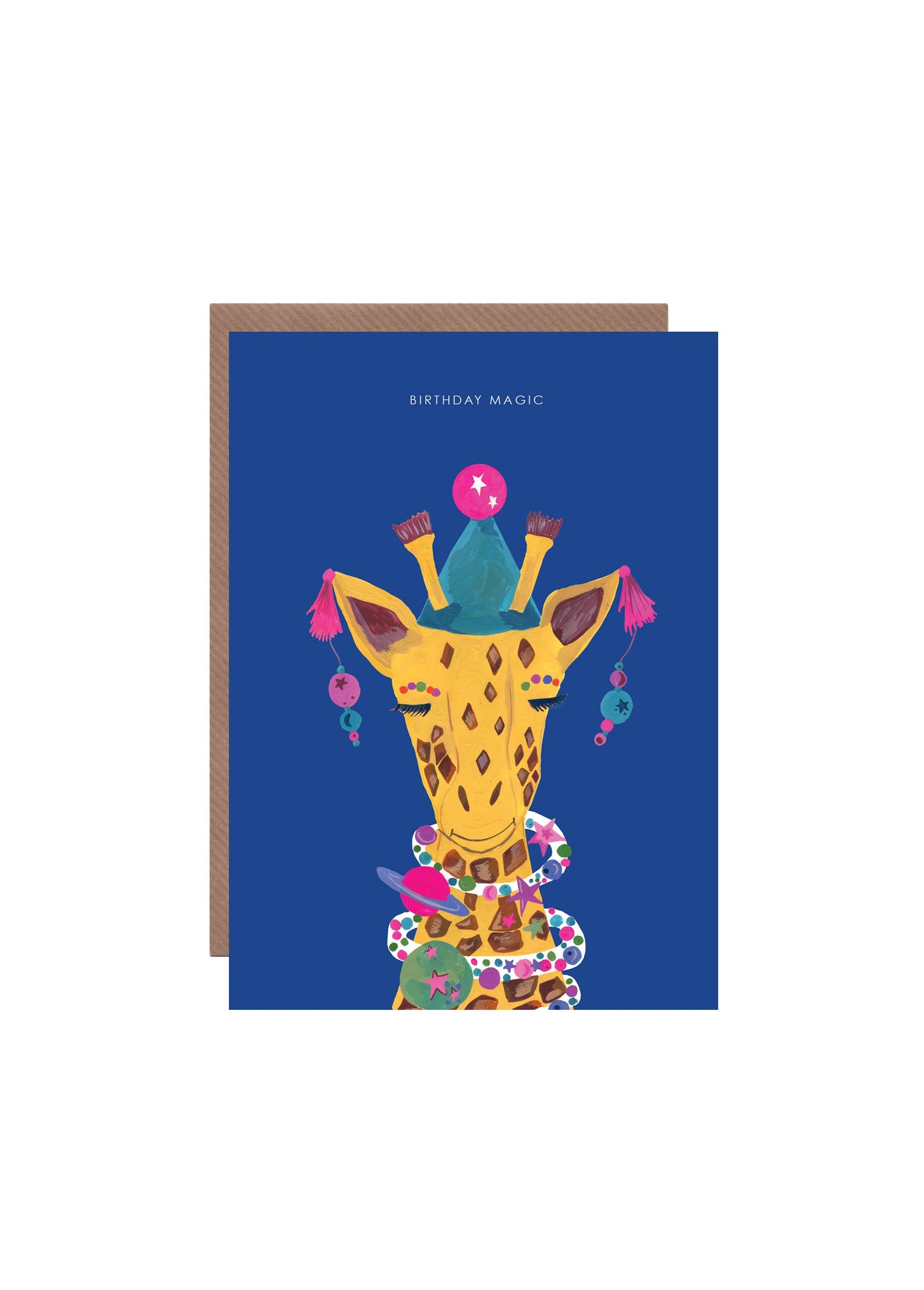 'Magic Giraffe' Birthday Greetings Card