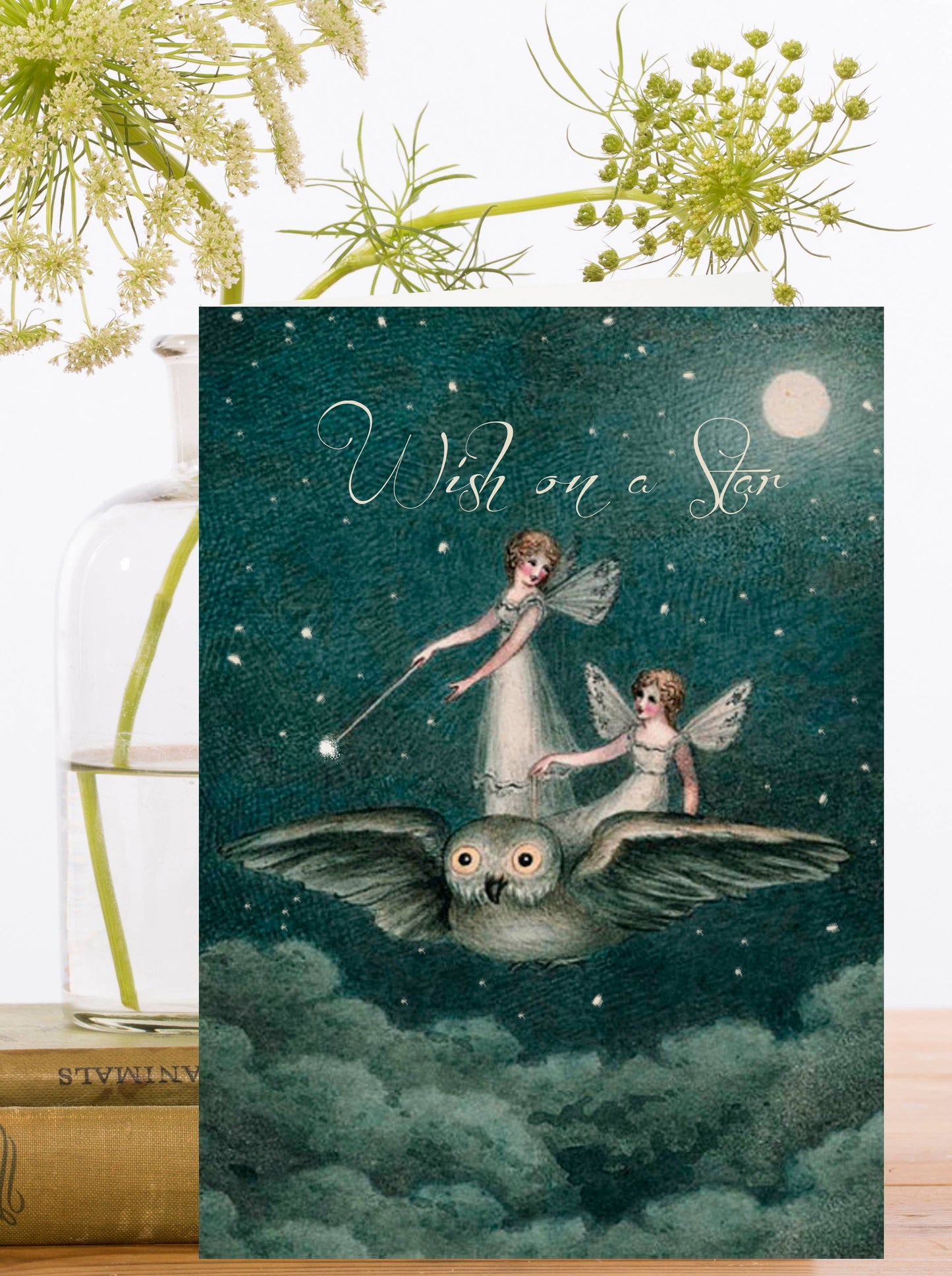 Midnight Wish Greeting Card