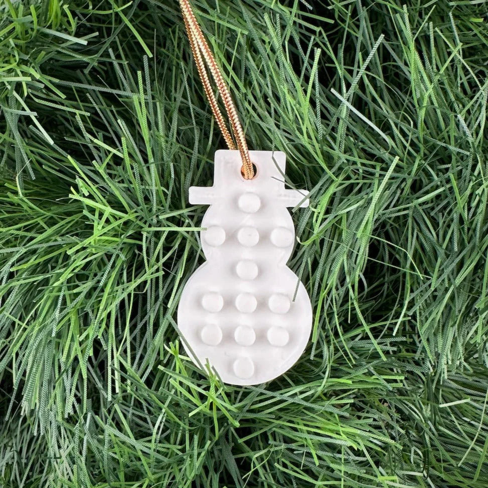 Tiny Brick Compatible Decoration - Snowman, Gingerbread or Christmas Tree