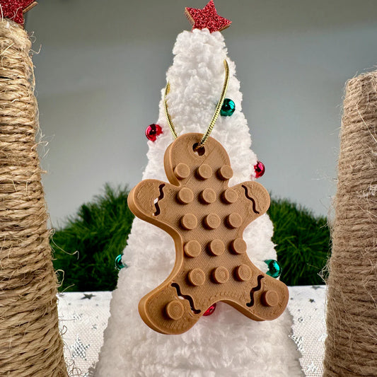 Tiny Brick Compatible Decoration - Snowman, Gingerbread or Christmas Tree