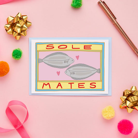 Sole Mates Anniversary Card | Funny Wedding Card | Valentine