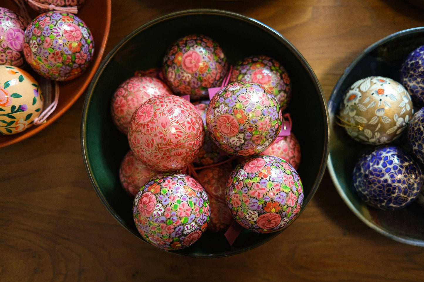 Dusty Pink and Gold Bauble