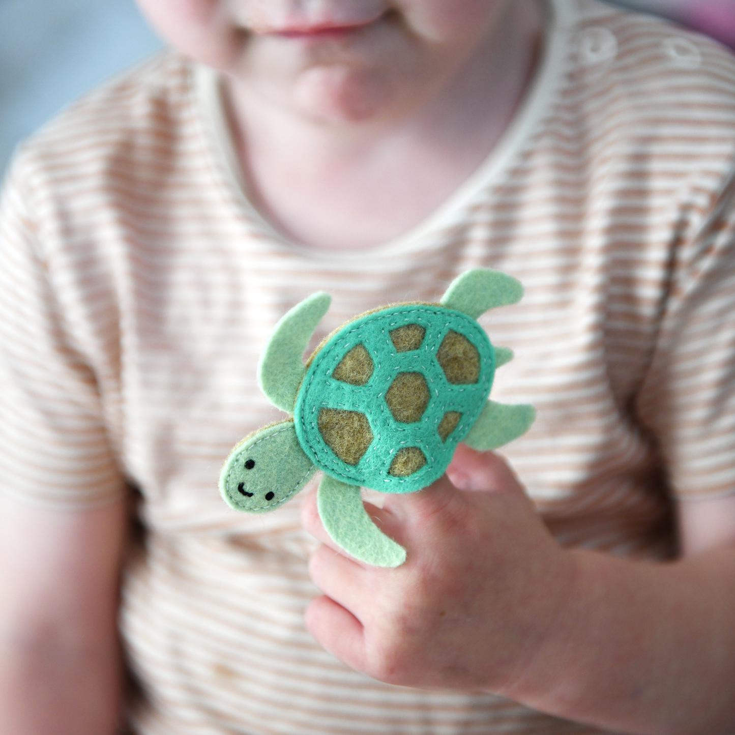 Sea Turtle Finger Puppet Craft Kit