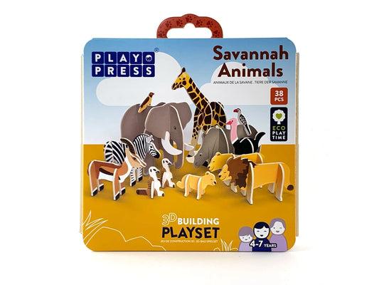 Savannah Animals Pop-out Playset