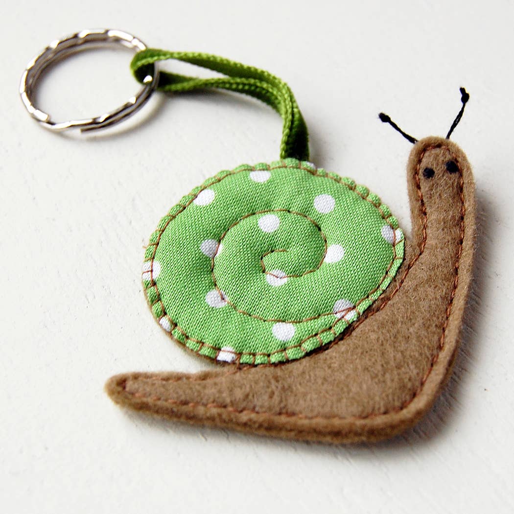 Make Your Own Snail Keyring Craft Kit