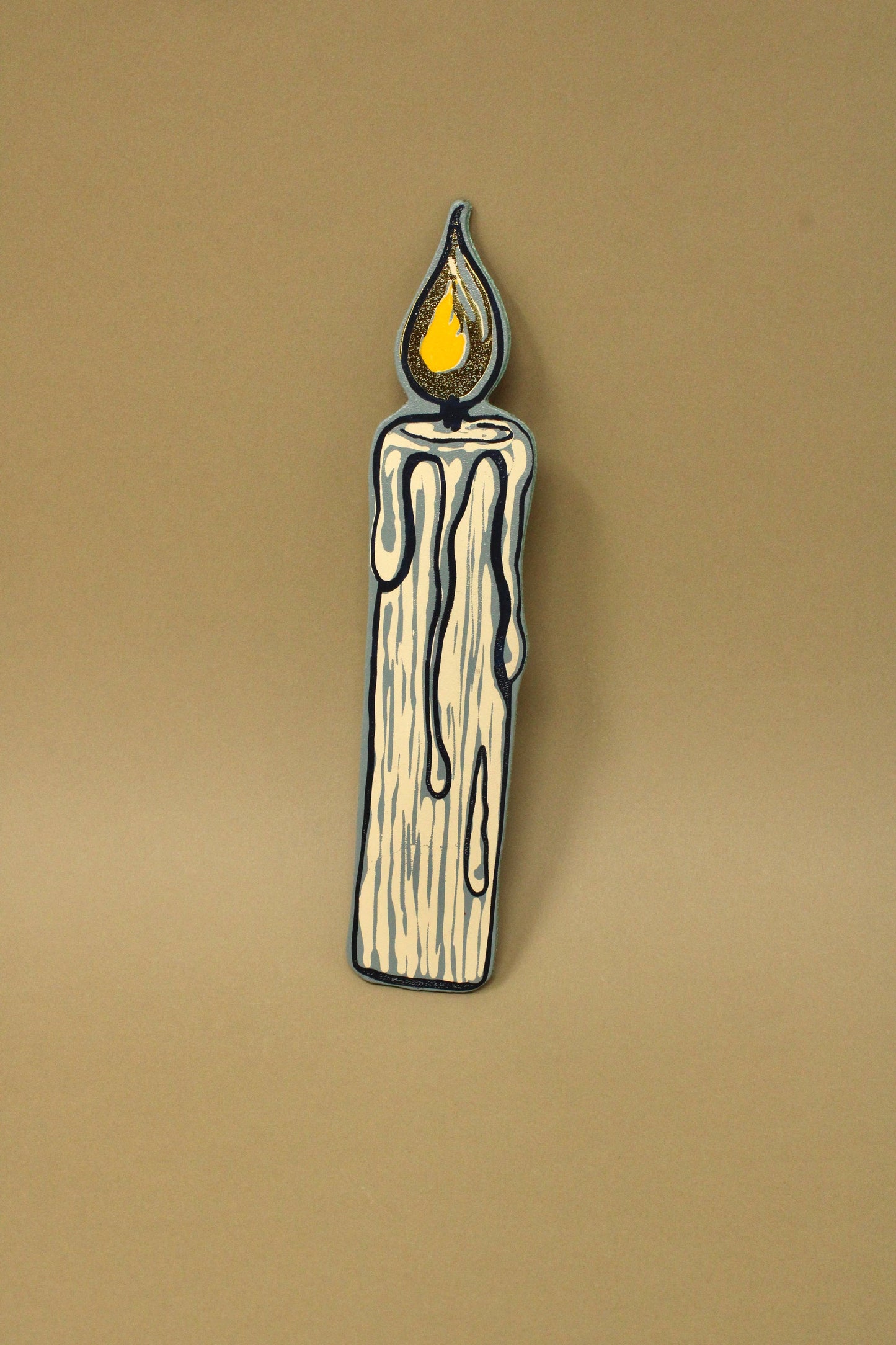 Candle Bookmark - Turquoise