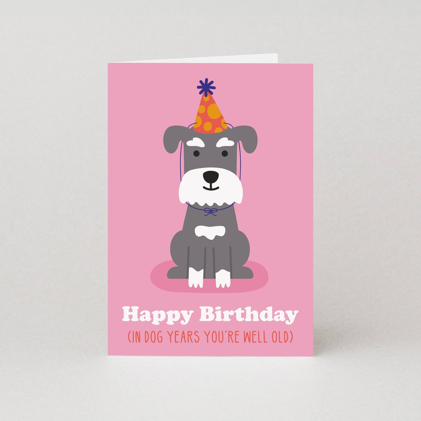 Dog Years Funny Birthday Card