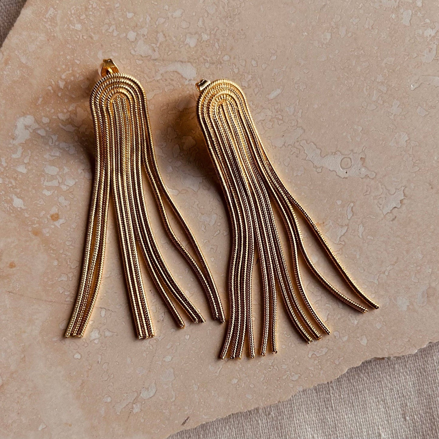 Arc Tassel Earrings