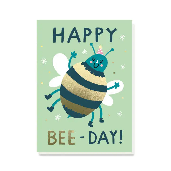 Happy Bee-Day Birthday Card