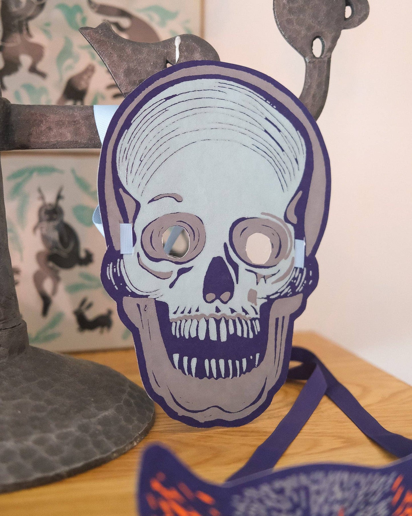 Skeleton Thick Cotton Paper Mask