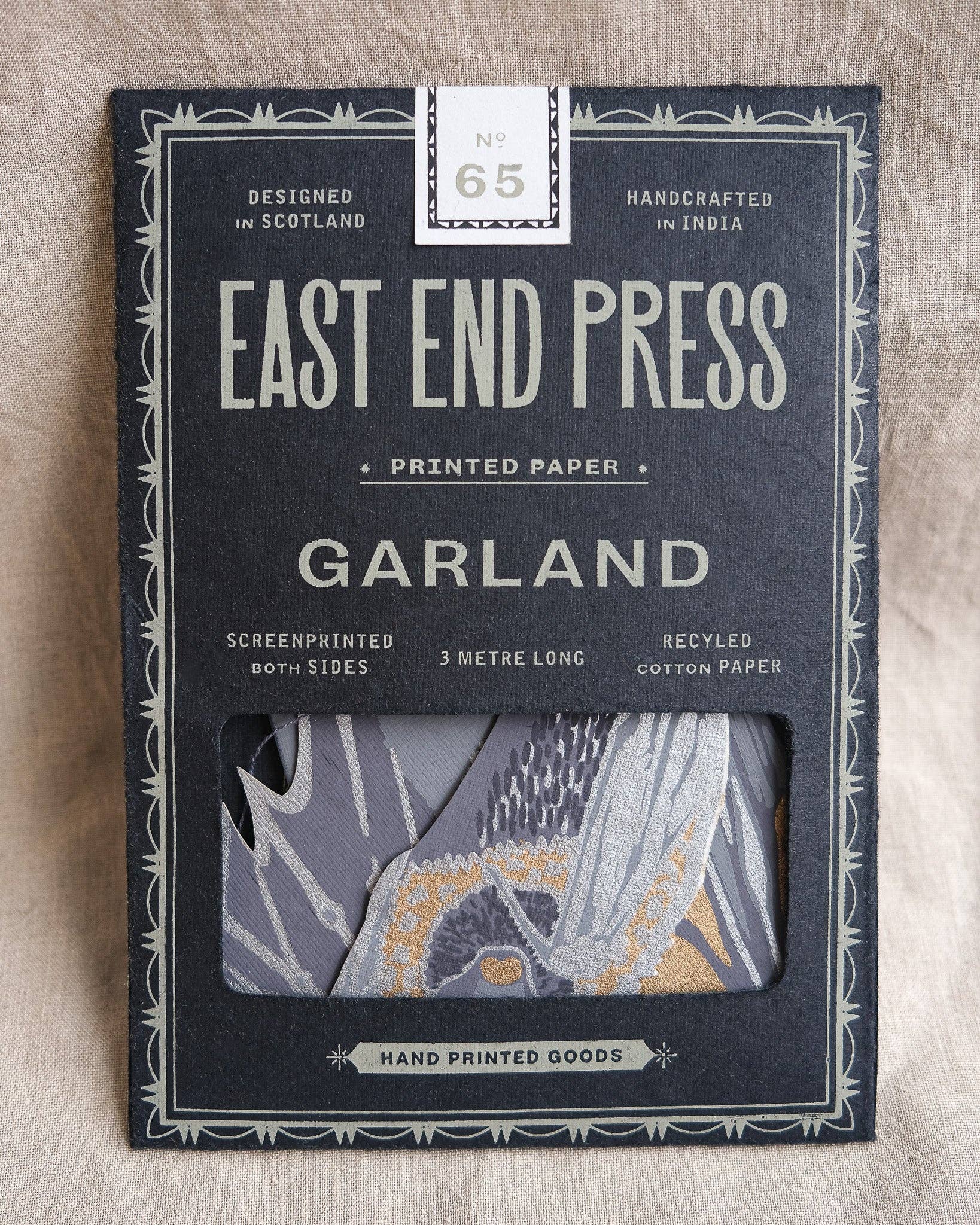 Bats Sewn Garland Sustainably Made East End Press