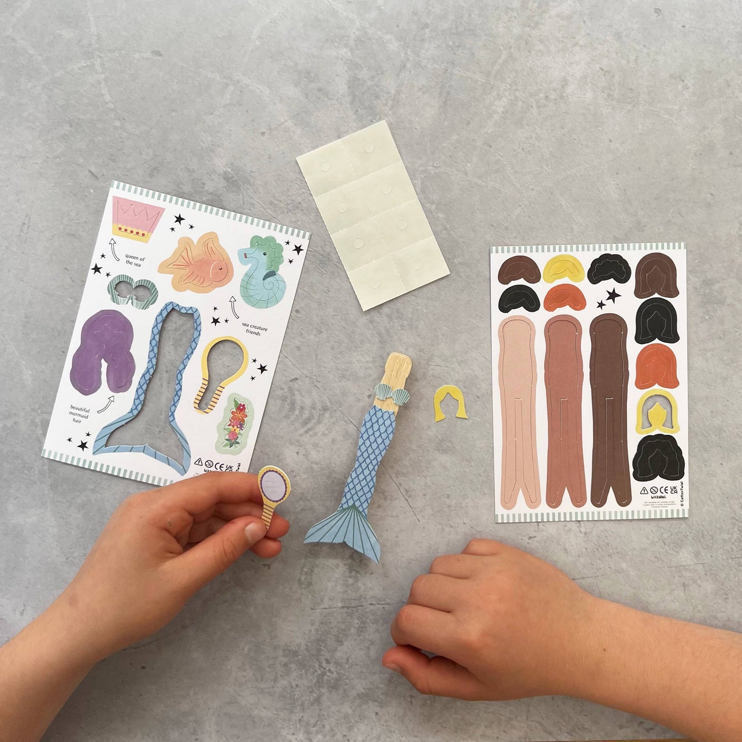 Make Your Own Mermaid Peg Doll