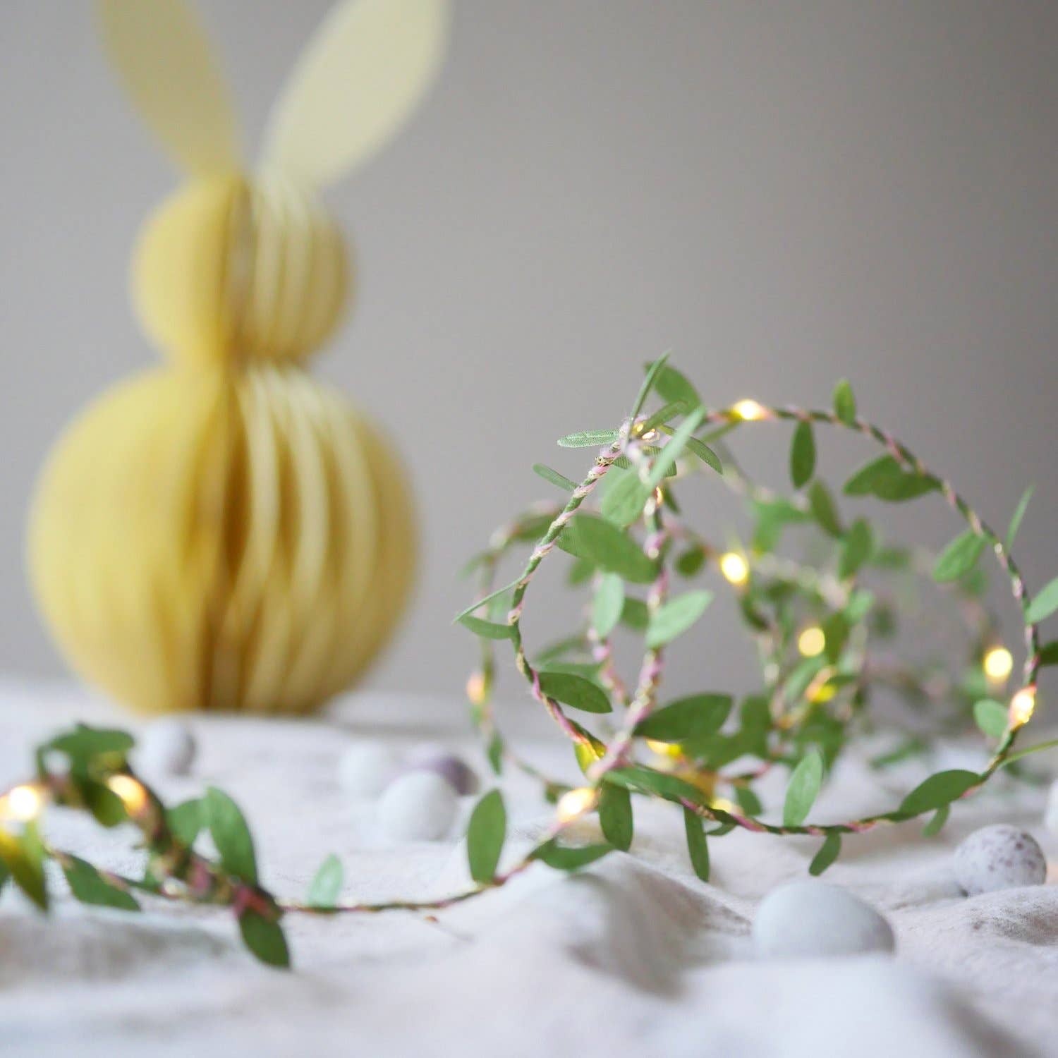 Green Leaf Fairy Light String