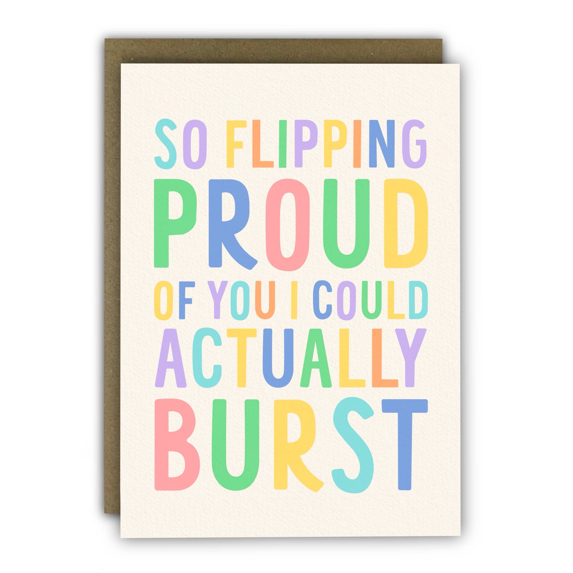 Funny Congratulations Card - So Flipping Proud