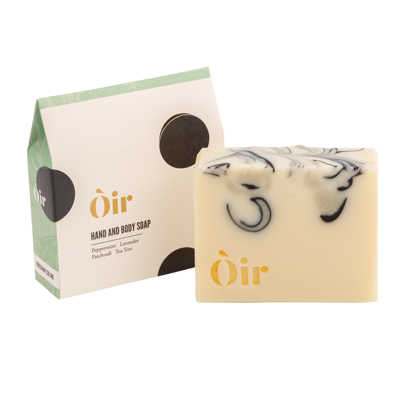 A luxurious, plastic free, replacement for shower gel. Winner of an Editor's Choice award in the 2023 Beauty Shortlist awards. This gorgeous soap with Peppermint, Lavender, Patchouli, Tea Tree smells as good as it looks.