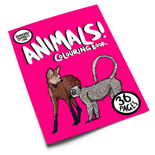 Animals Colouring Book - Awesome Animals