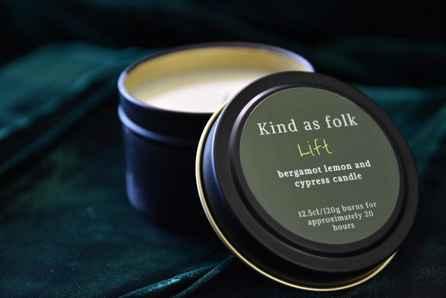 Handmade Soy Wax Scented Candle in Tin