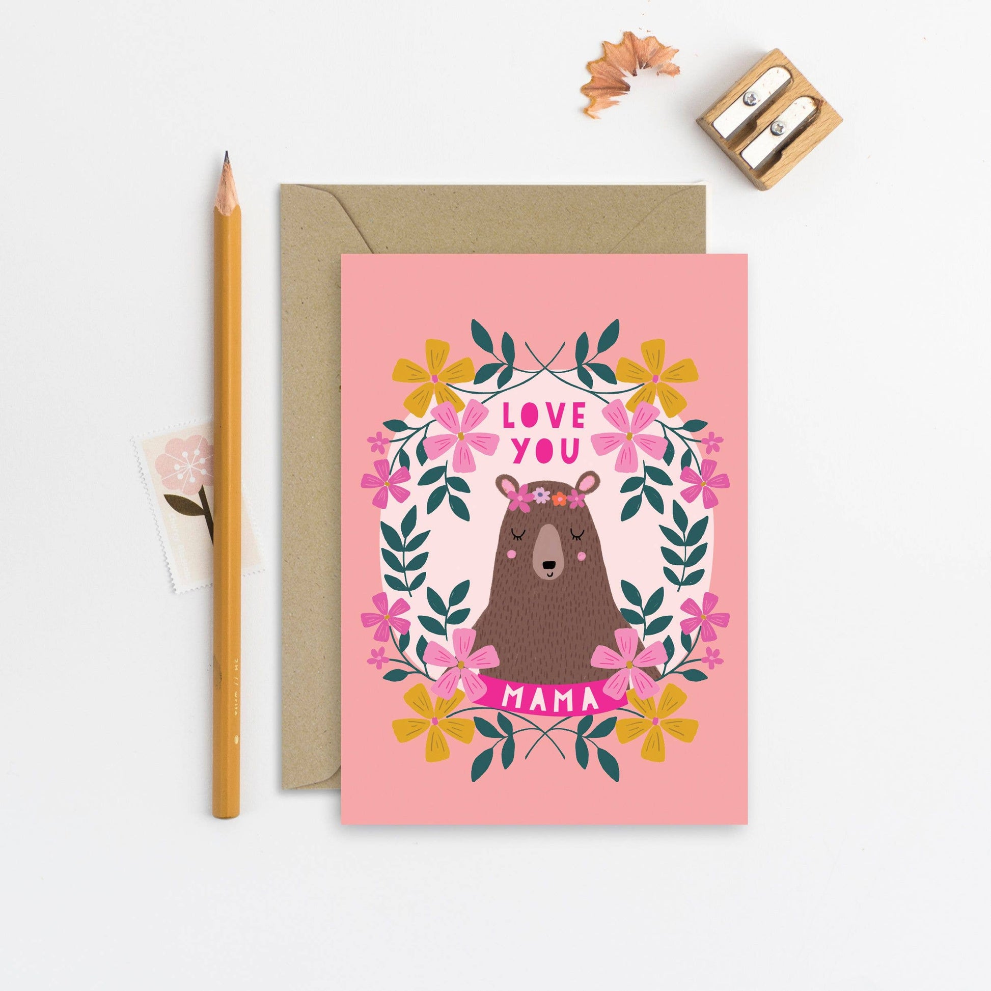 Mama Bear Greeting Card