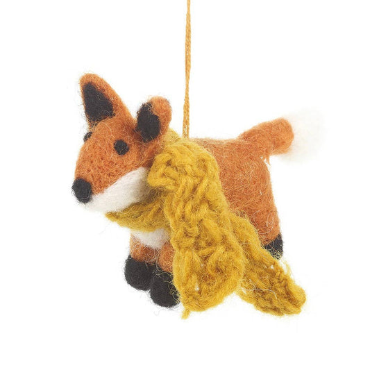 Rusty Fox Hanging Decoration