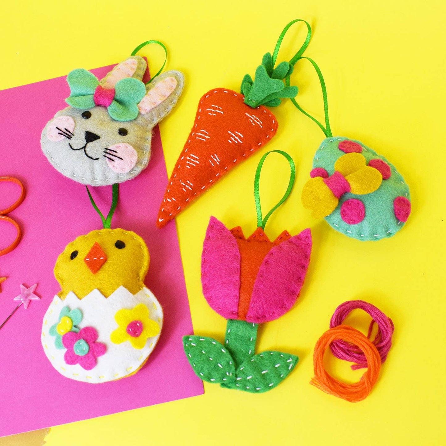 Easter Decoration Set Felt Craft Kit