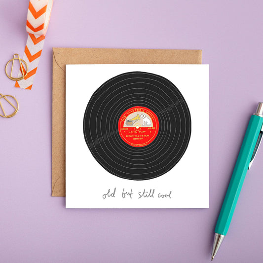 Record Greeting Card