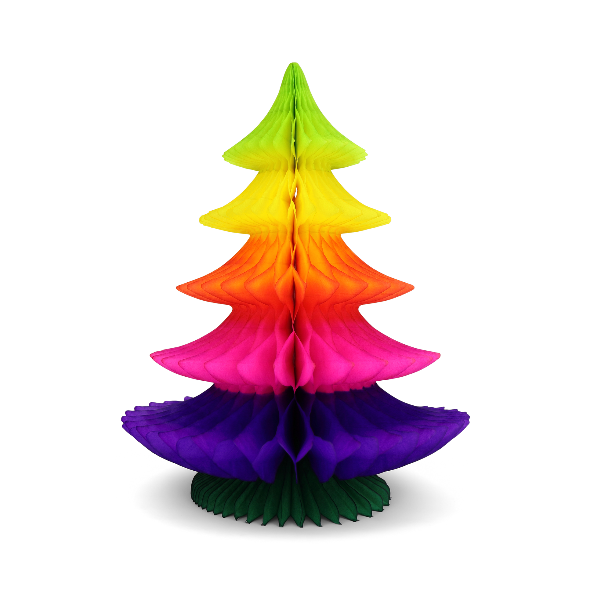 Paper Christmas Tree - Rainbow