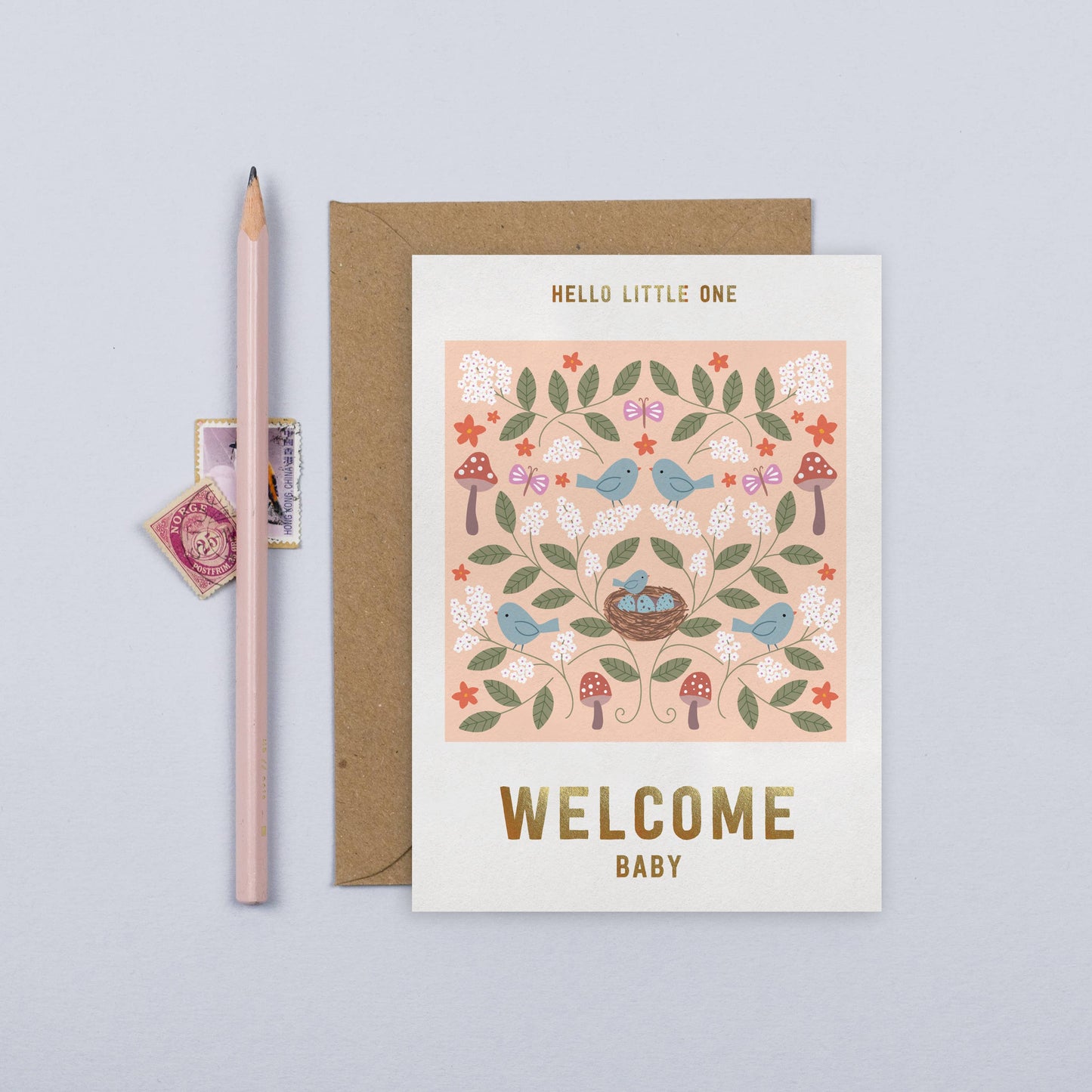 Welcome Baby Nest Card