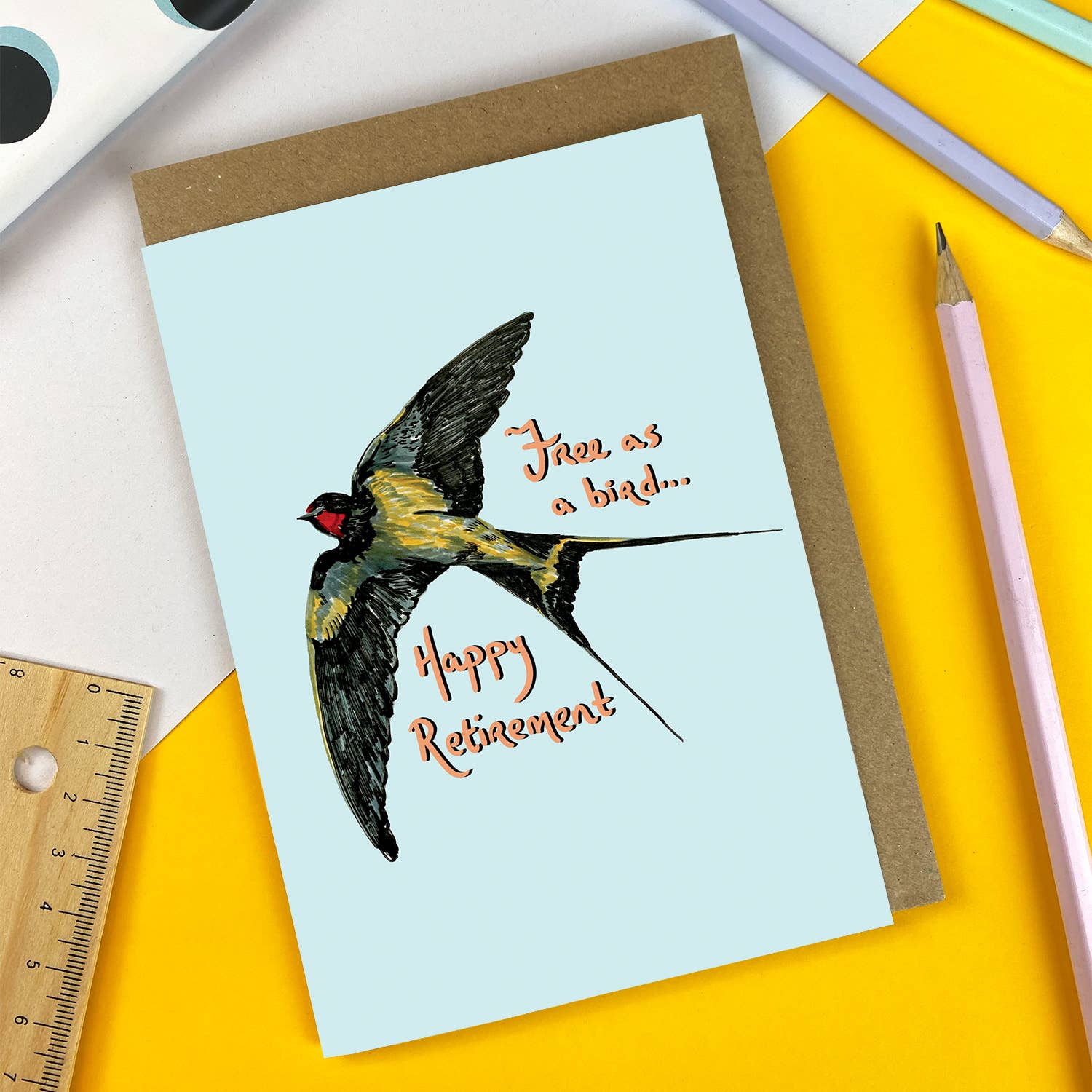 Free As A Bird Retirement Card