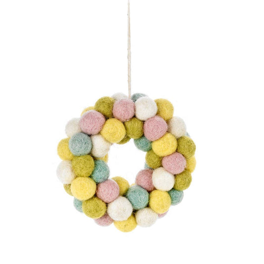 Easter Mini Bubble Wreath Hanging Decoration