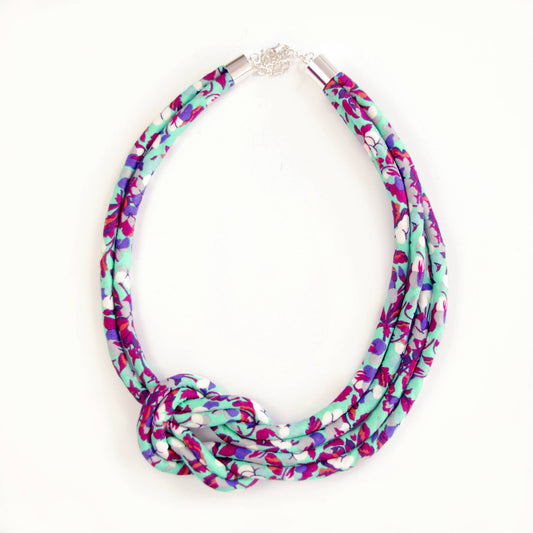 Reef Knot Necklace - Hot House Blooms: Sarah