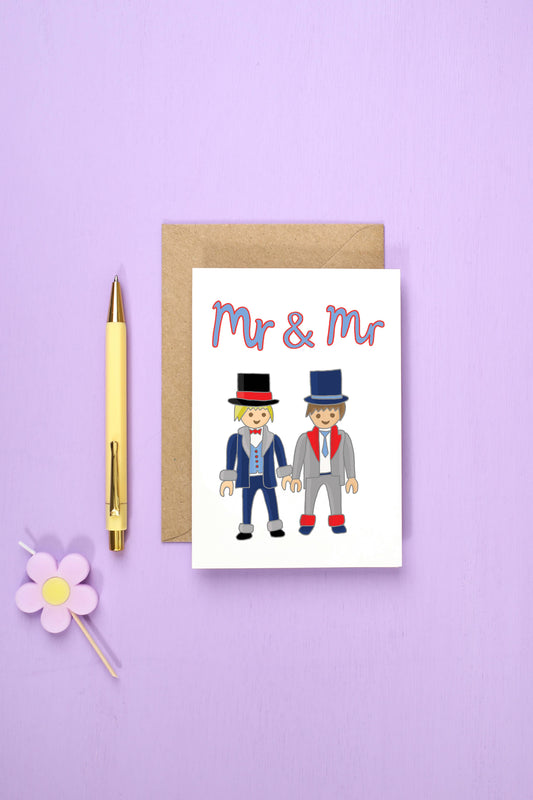 Mr and Mr Greeting Card