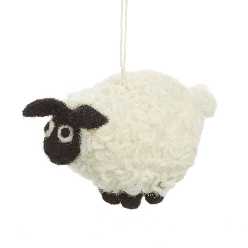 Black Sheep Hanging Christmas Decoration