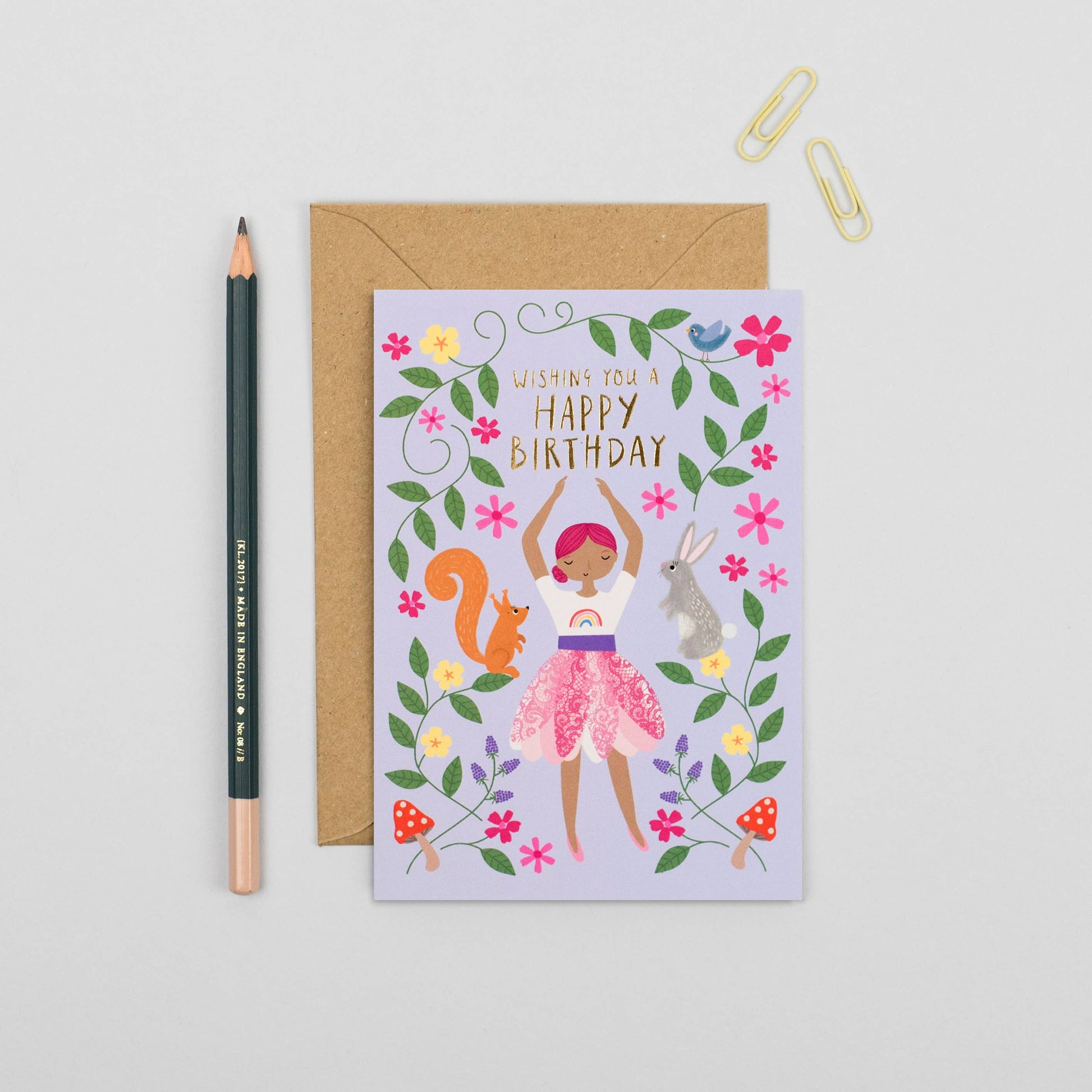 Twinkle Toes Kid's Birthday Card