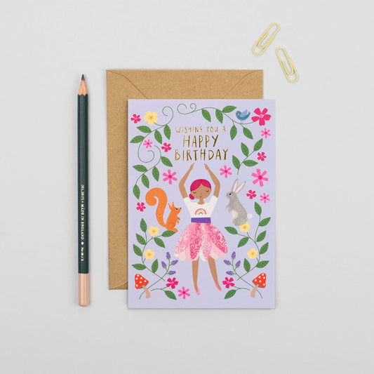 Twinkle Toes Kid's Birthday Card